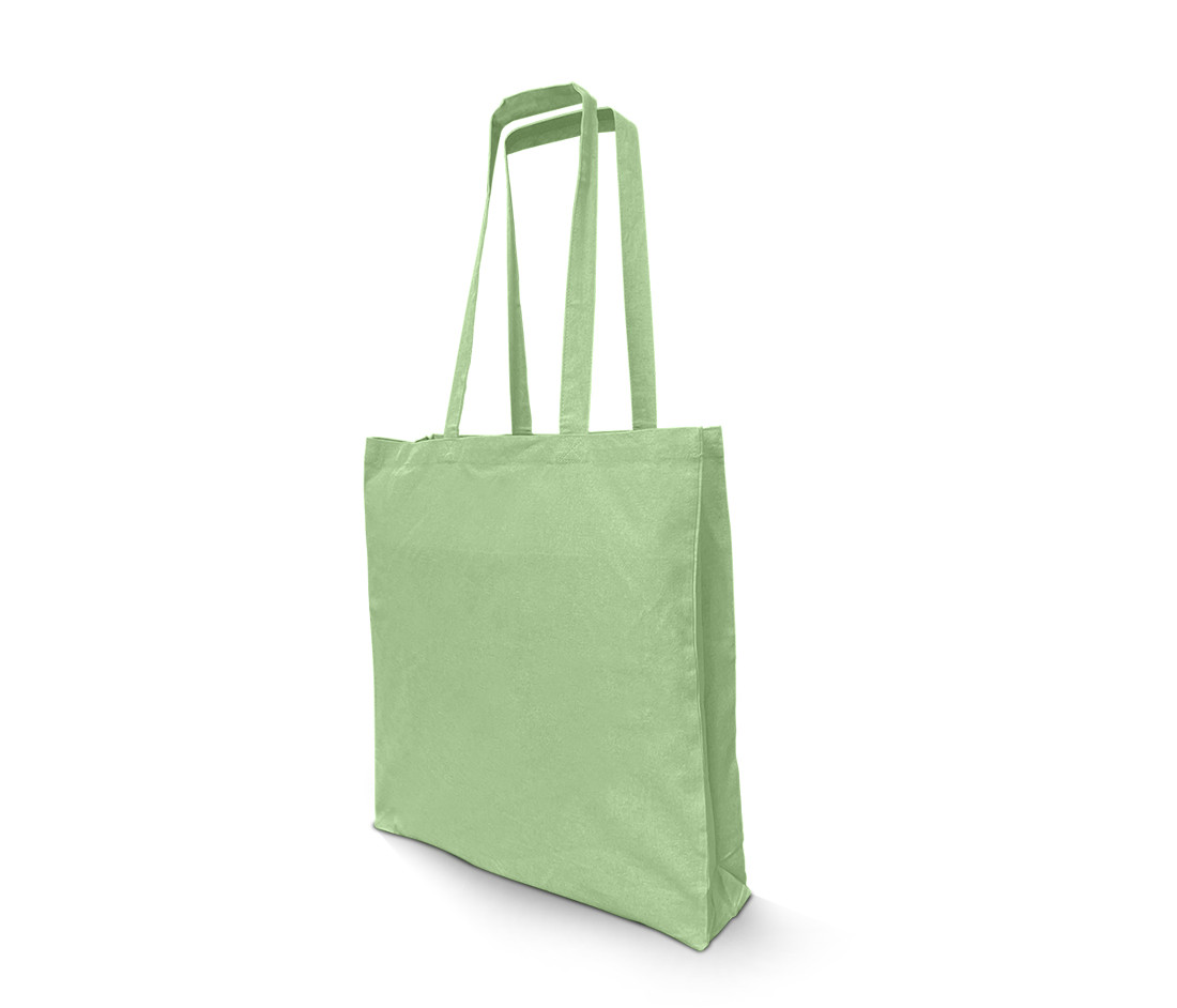 RECYCLED TOTE BAG WITH GUSSET